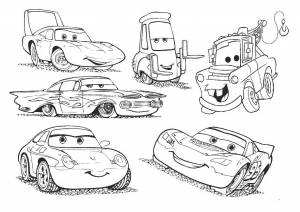 Все машины из мультфильма тачки 2 мультфильм Раскраски машины