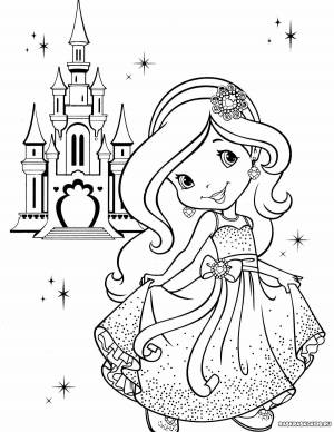 Раскраски Для детей 5 6 лет для девочек принцессы
