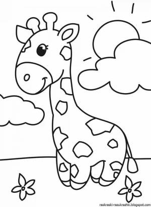Раскраски Животные для детей 5 лет