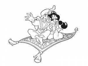 Pаскраска Aladdin 127729