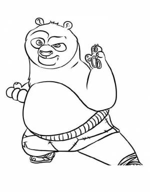 Раскраски Кунг-фу панда