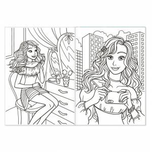 Раскраски для девочек набор «Принцессы», 6 шт
