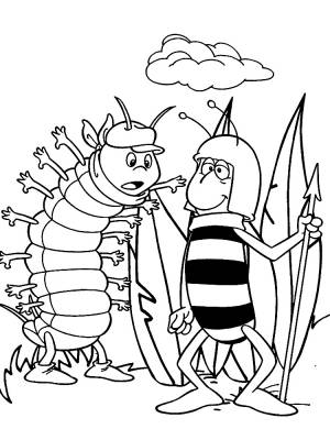 Раскраски Пчёлка Майя  и  онлайн