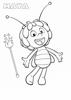 Раскраски Пчелка майя для детей
