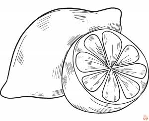 Лимонные раскраски