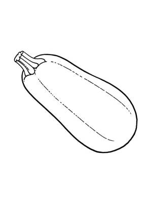 Раскраска Кабачок