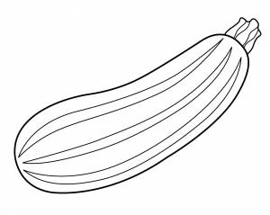 Раскраска Большой кабачок