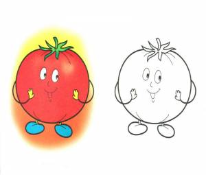 раскраска для малышей