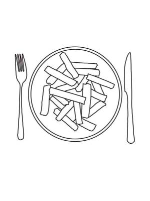 Раскраска Картошка