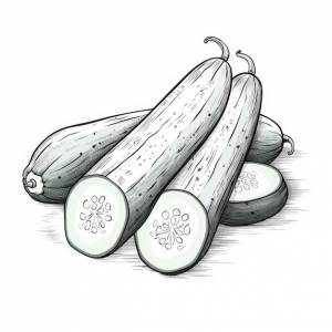 Прохладные огурцы