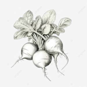 редис рисунок изолированный PNG , редька, овощ, ингредиент PNG рисунок для й загрузки