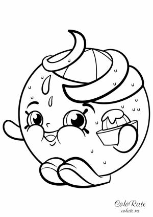 Раскраска Джуси Оранж