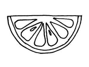 Раскраска апельсин