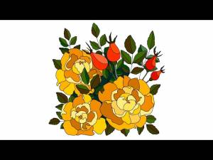 Раскраски Цветы для детей