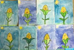 Нетрадиционное рисование «Царица полей