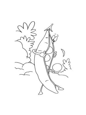 Раскраска Горох