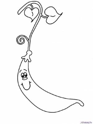 Раскраска горох 5