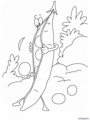 Раскраски горох