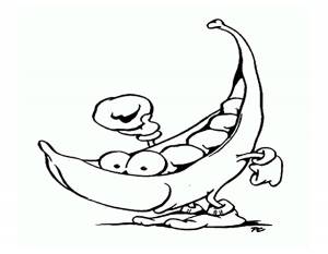 Раскраска горох