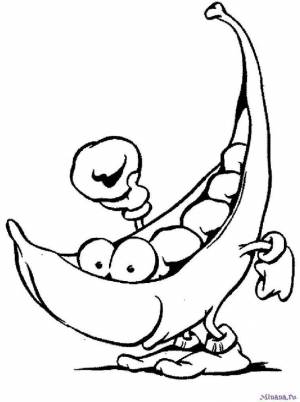 Раскраски горох