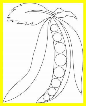 Раскраски Горох для детей