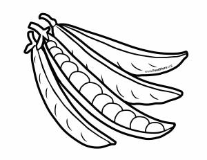 Раскраска горошек для детей