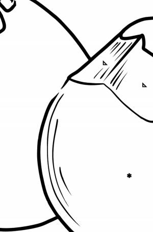 Раскраска Кокос ♥ Раскрашивать Онлайн  !