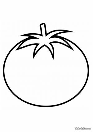Раскраска Помидор