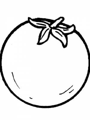 Раскраски Помидор   в формате