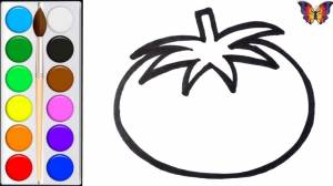 Как нарисовать ПОМИДОР