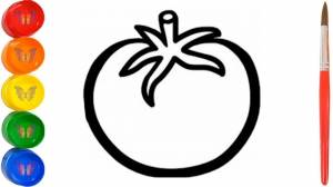 Как нарисовать ПОМИДОР