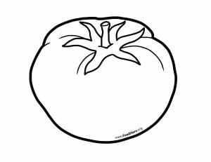 Помидор раскраска для детей