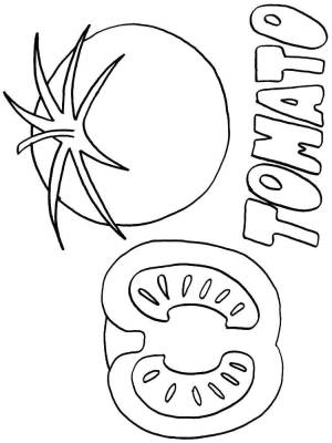 Раскраски Раскраска Помидоры помидор