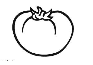 Раскраски Раскраска Помидор овощи Овощи