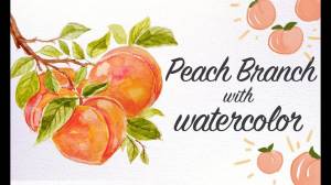 как нарисовать персик