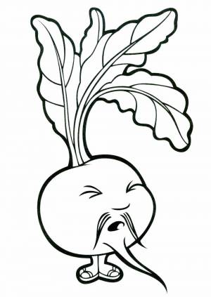 Раскраски Свекла