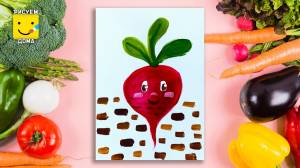 Рисуем овощи