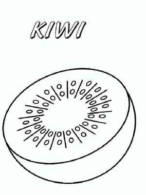 Раскраска Киви