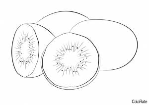 Раскраска Китайский фрукт