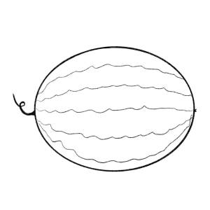 Раскраски Дыня для детей