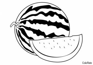 Раскраска Спелый плод