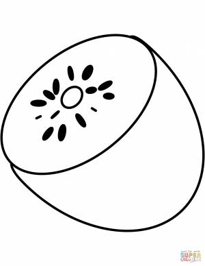 Раскраска Киви