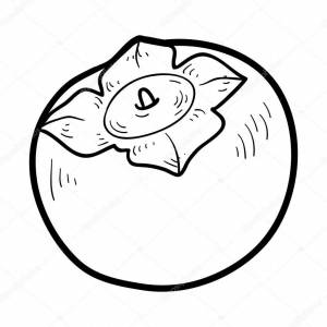 Раскраски Хурма для детей