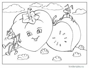 Веселые фрукты и ягоды