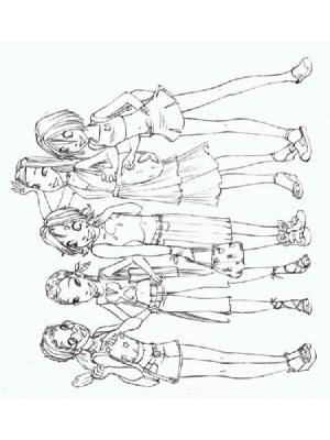 Раскраски Чародейки