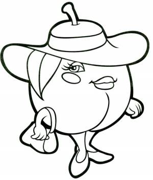 Раскраски Абрикос