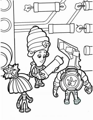 Раскраска Фиксики