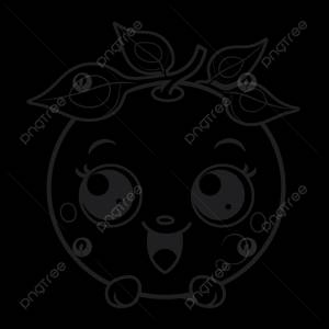 рисунок Раскраски шопкинс абрикос   детские раскраски контур эскиз вектор PNG , рисунок крыла, рисунок кольца, детский рисунок PNG картинки и пнг рисунок для й загрузки