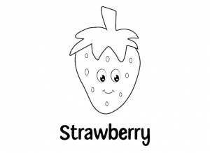 Раскраски клубника