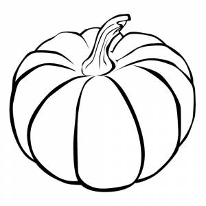 Раскраска Тыква